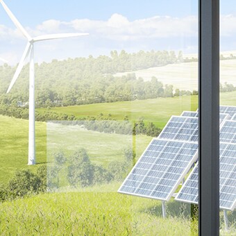 太阳能电池和风力发电机