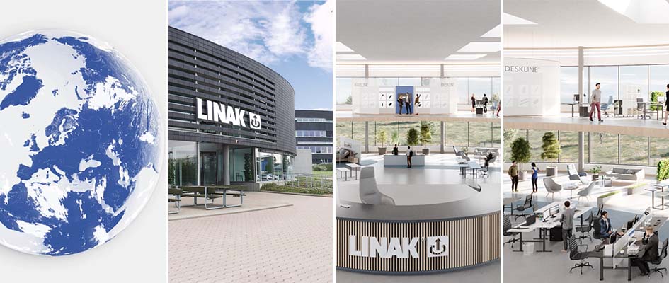 LINAK® DESKLINE® ( 办公系列 ) 和 HOMELINE®( 家庭系列 ) 虚拟展厅