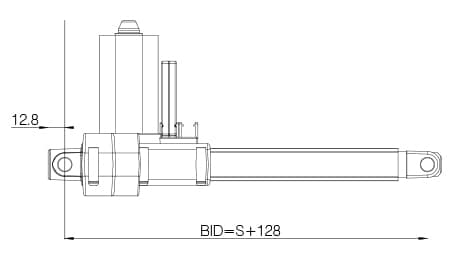 LA10 家具用小型推杆
