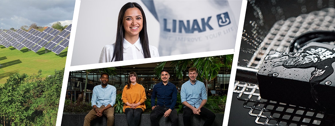 与每个 LINAK ESG 类别相关的图像拼贴