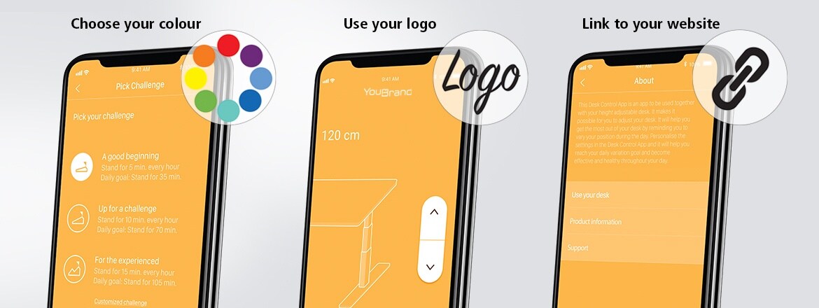 定制升降桌控制 app