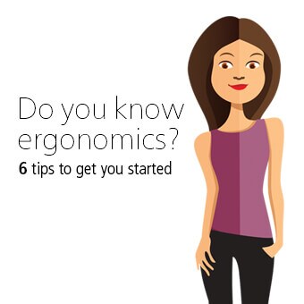 采用人体工学原理改善工作日的六点提示