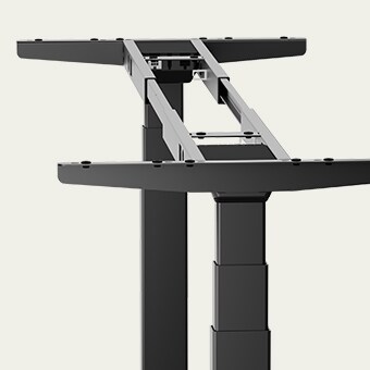 LINAK（力纳克）全套桌架方案 5 采用简洁、坚固的管状设计