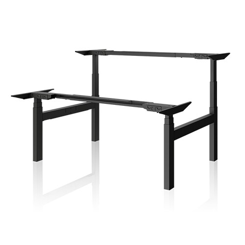 带三腿的转角办公桌用升降桌架 - LINAK 桌架 1 系列