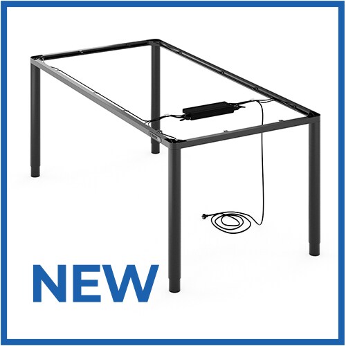 全套桌架方案 4 - 用于四腿桌的全电动升降桌桌架