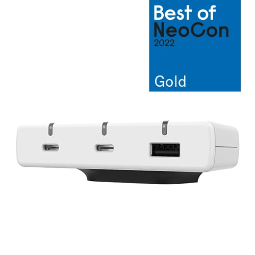 Desk2Device 是一个由 LINAK 控制盒 CBD6S 供电的快速 USB 充电器
