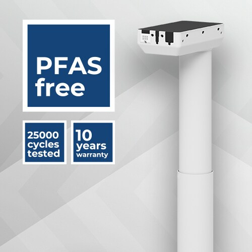 不含 PFAS 的 DL10 EXPERIENCE 升降柱