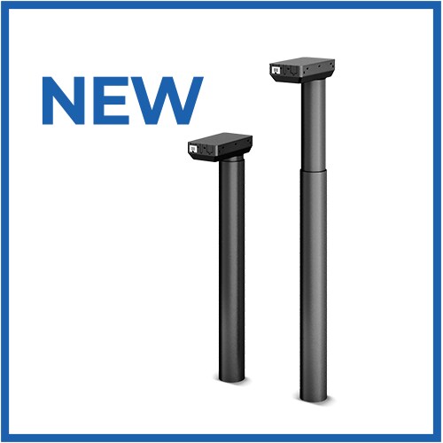 新型 DL10 EXPERIENCE 升降柱 - 两段式 - 圆形 Ø70 mm