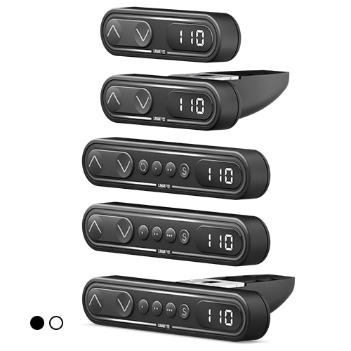 LINAK DPF 控制器,显示屏显示为黑色。另外还提供白色版本。