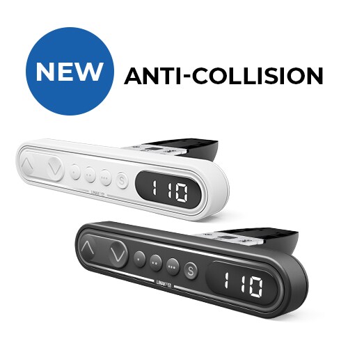 LINAK DPF 控制器配有显示屏和内置的防碰撞传感器