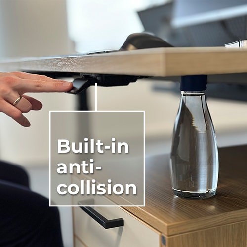 LINAK DPI1K 和 DPI1C:控制器带有内置桌防撞传感器 - 保护电动升降桌