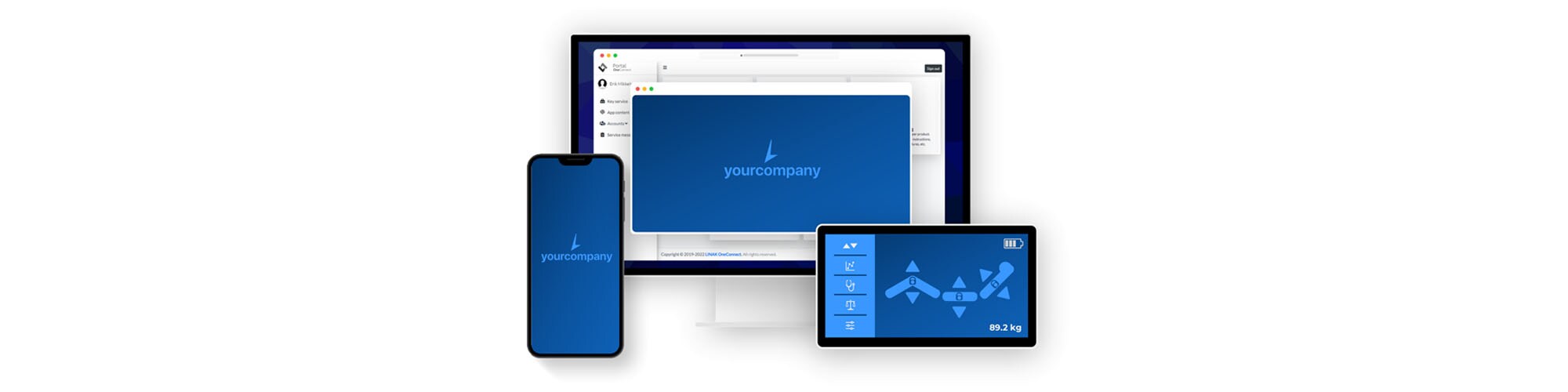 台式机上的 LCi 和 LINAK 产品