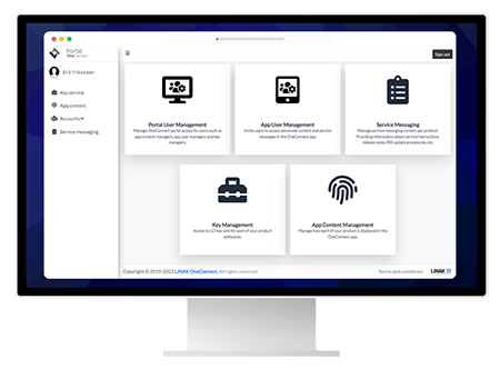 OneConnect™ - 带登录站点的桌面图形 