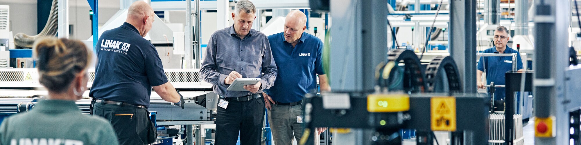LINAK( 力纳克 ) 的工厂员工