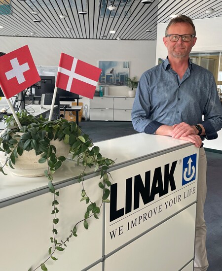 LINAK(瑞士)公司总经理 Jørgen Sobol。