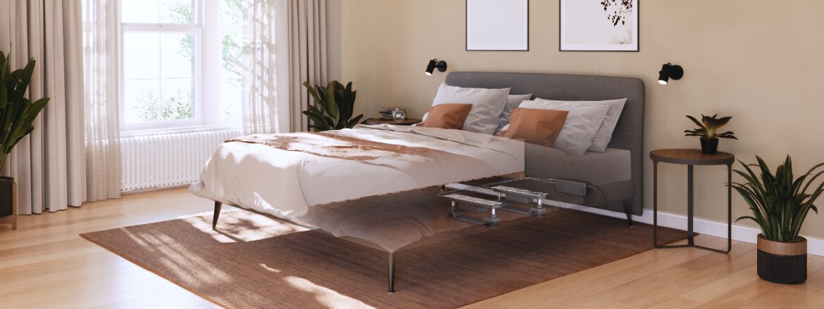 Baselift 电动直线推杆用于调节休闲床的床垫