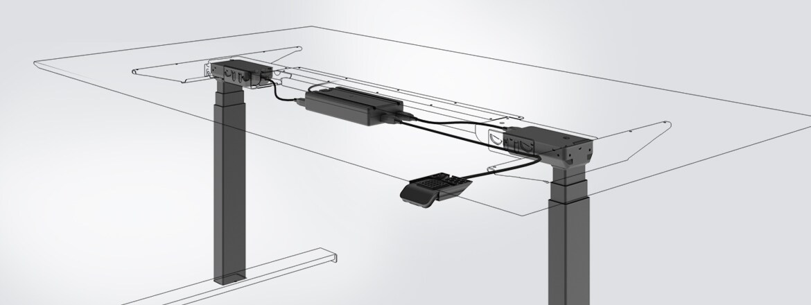 马达外壳升降柱系统