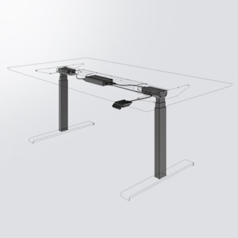 马达外壳升降柱系统