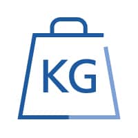 显示千克重量的图标