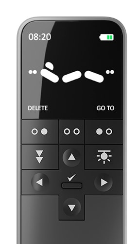 LINAK HC40 手控器在屏幕上采用床图标作为导航元素