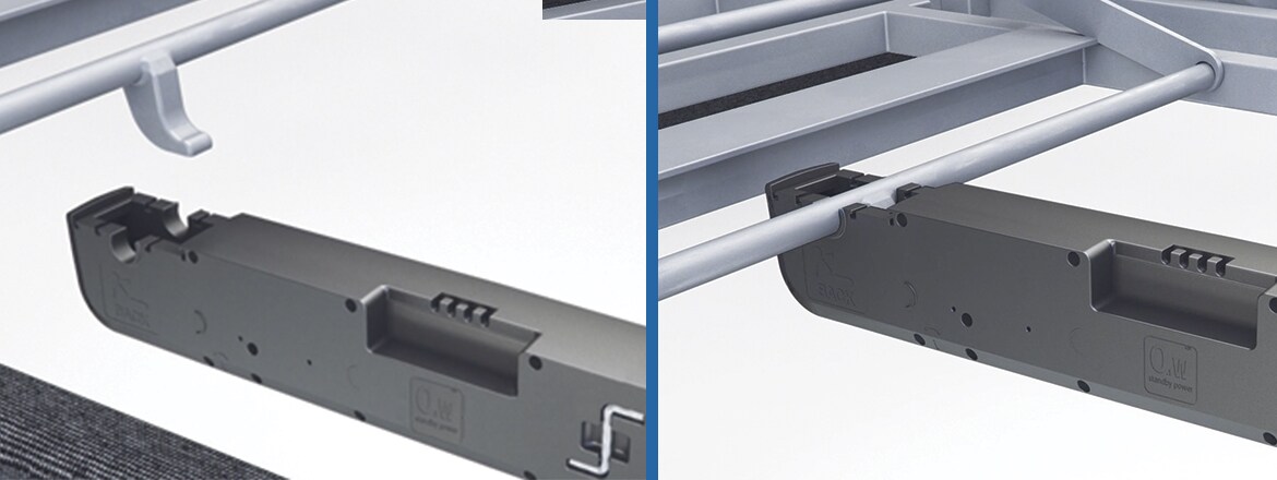 TWINDRIVE 双马达驱动推杆通用旋转支架