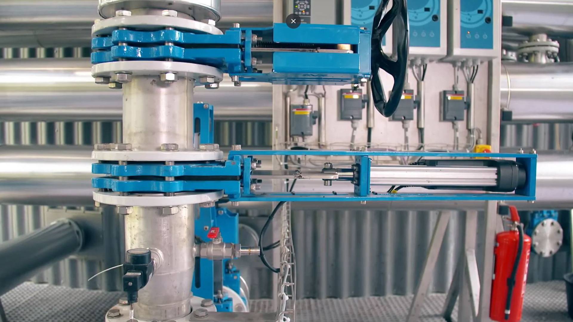 电动推杆在污水处理方面的应用 - 厌氧消化池