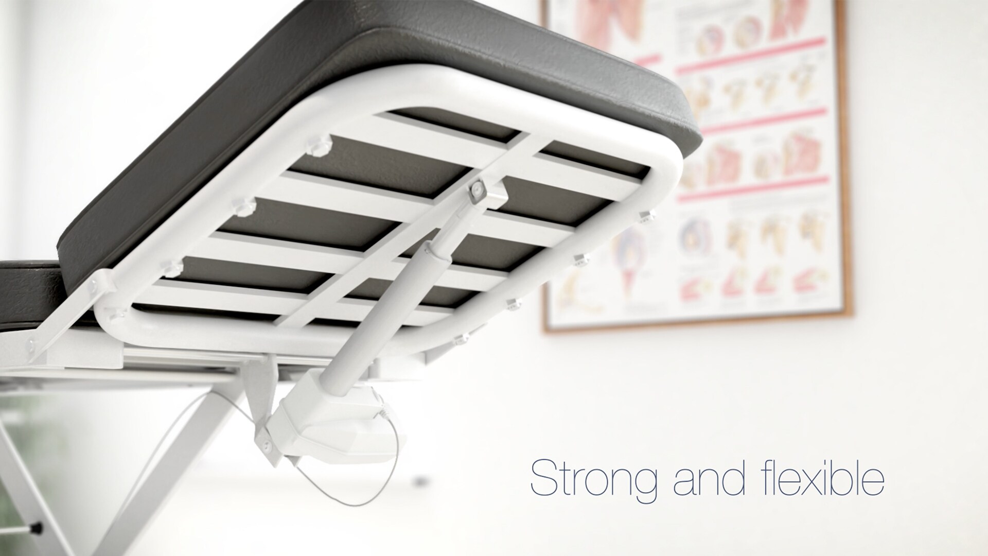 可调治疗沙发床和治疗台灵活性大，设计出色