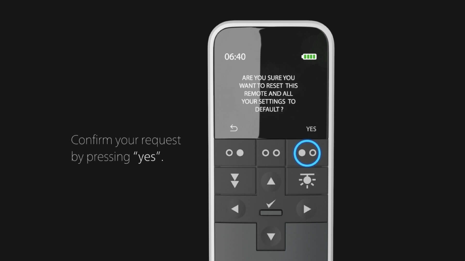 HC40 出厂设置的恢复 