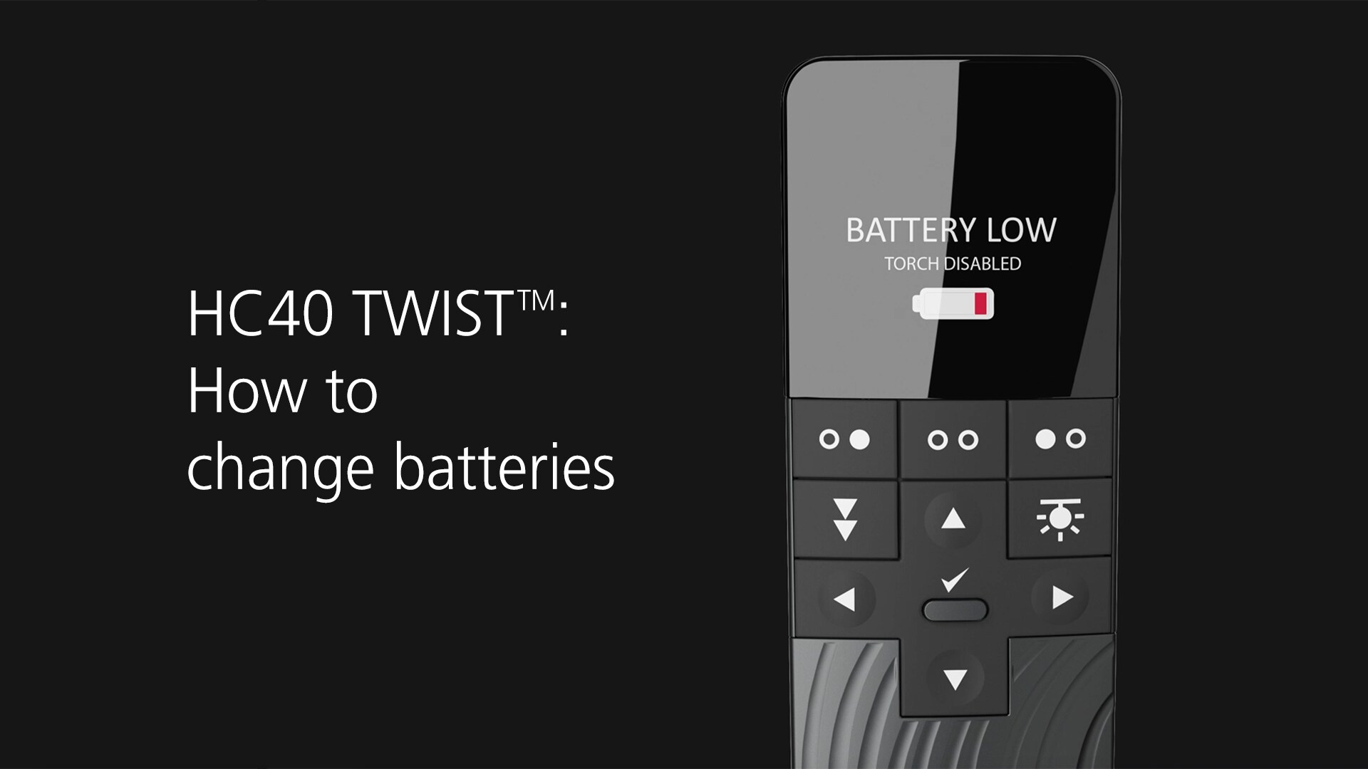 HC40 TWIST™ 如何更换电池