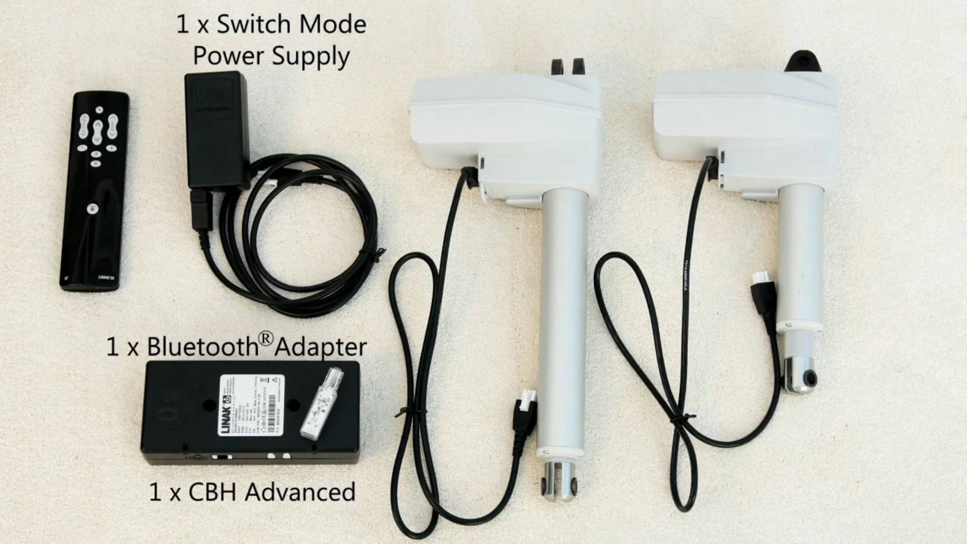 LINAK® 直线推杆调节系统的组装方法