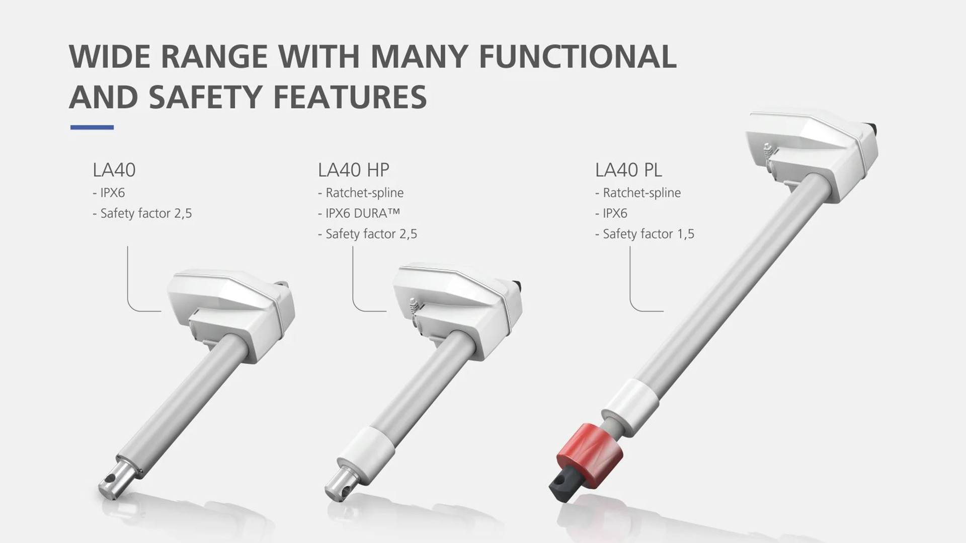 LA40 直线推杆视频