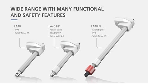LA40 直线推杆视频