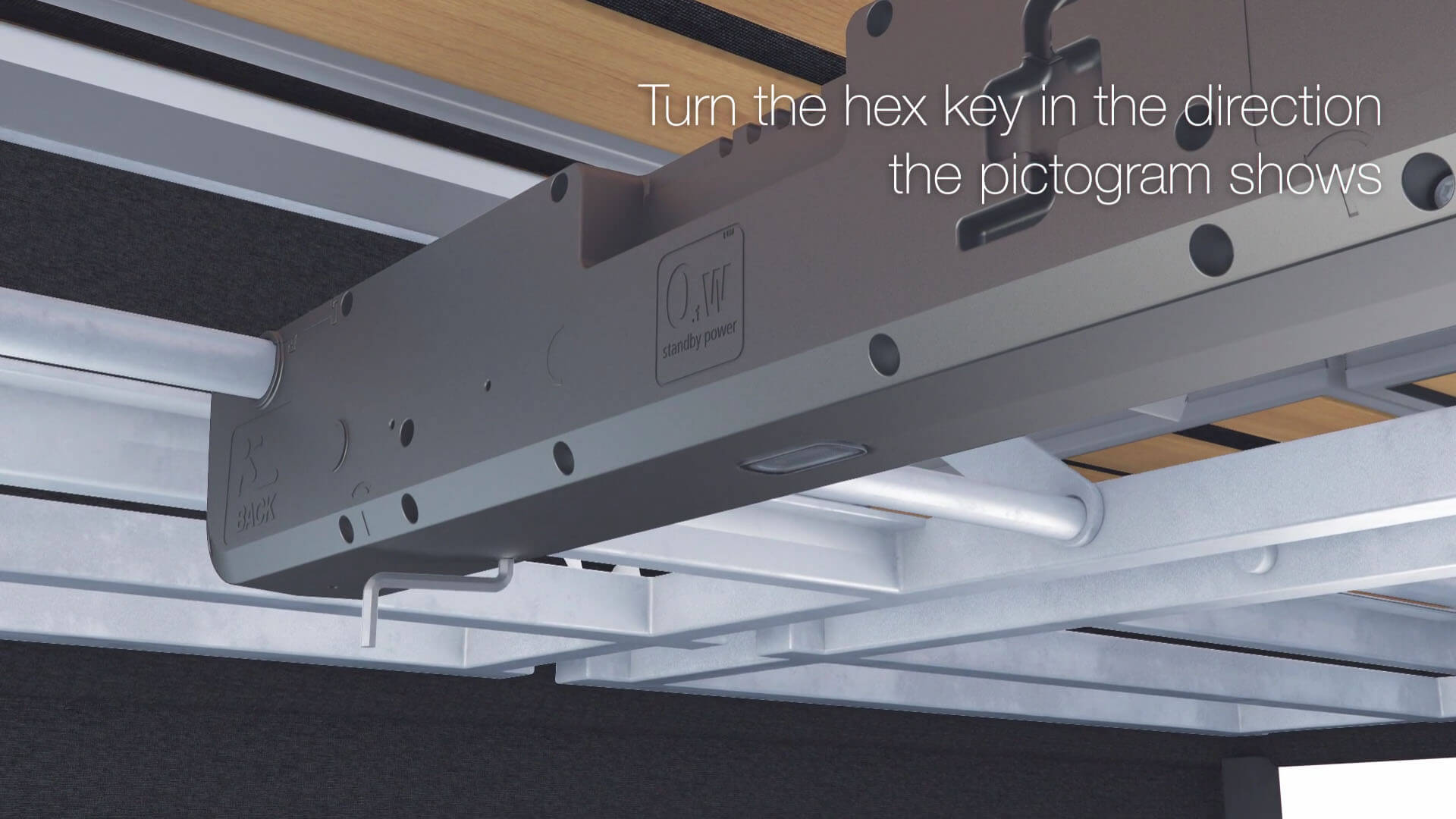 LINAK TWINDRIVE® TD4 机械式紧急降低装置