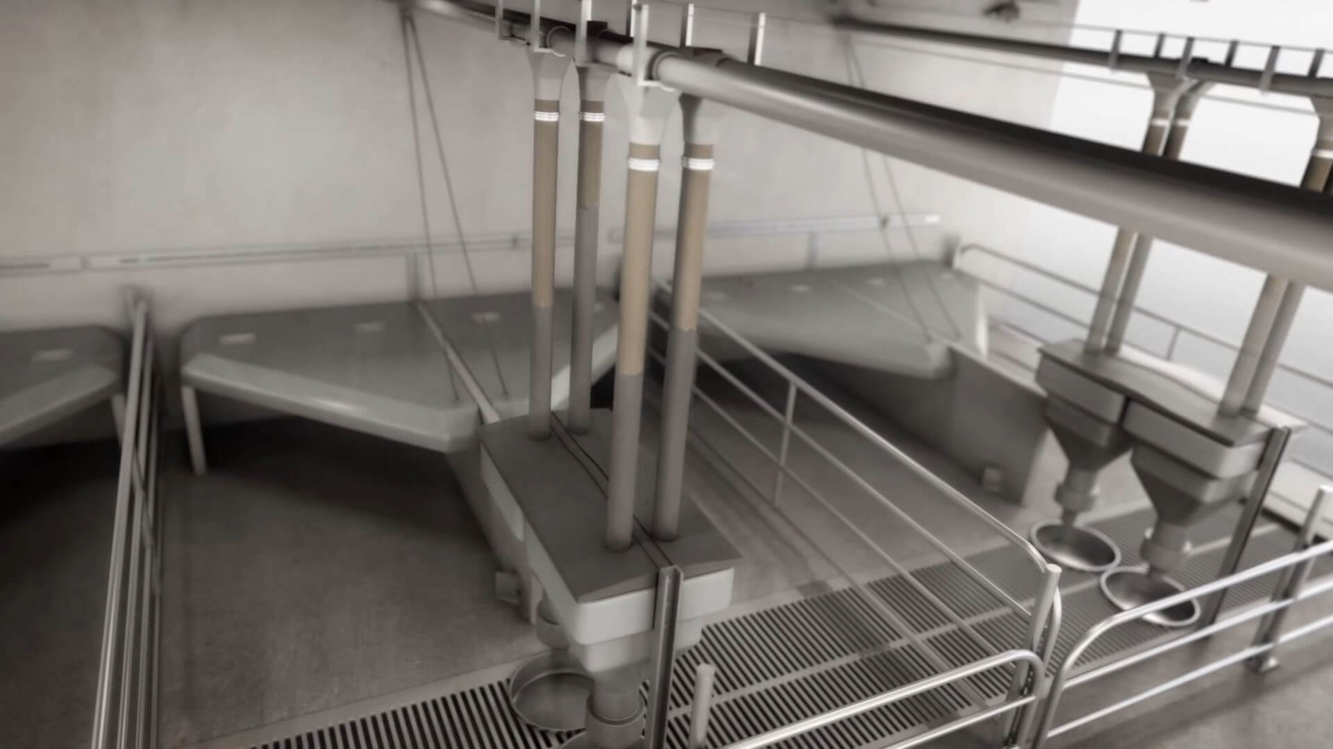 LINAK® 的推杆解决方案 - 优化生产所用的农业自动送料系统