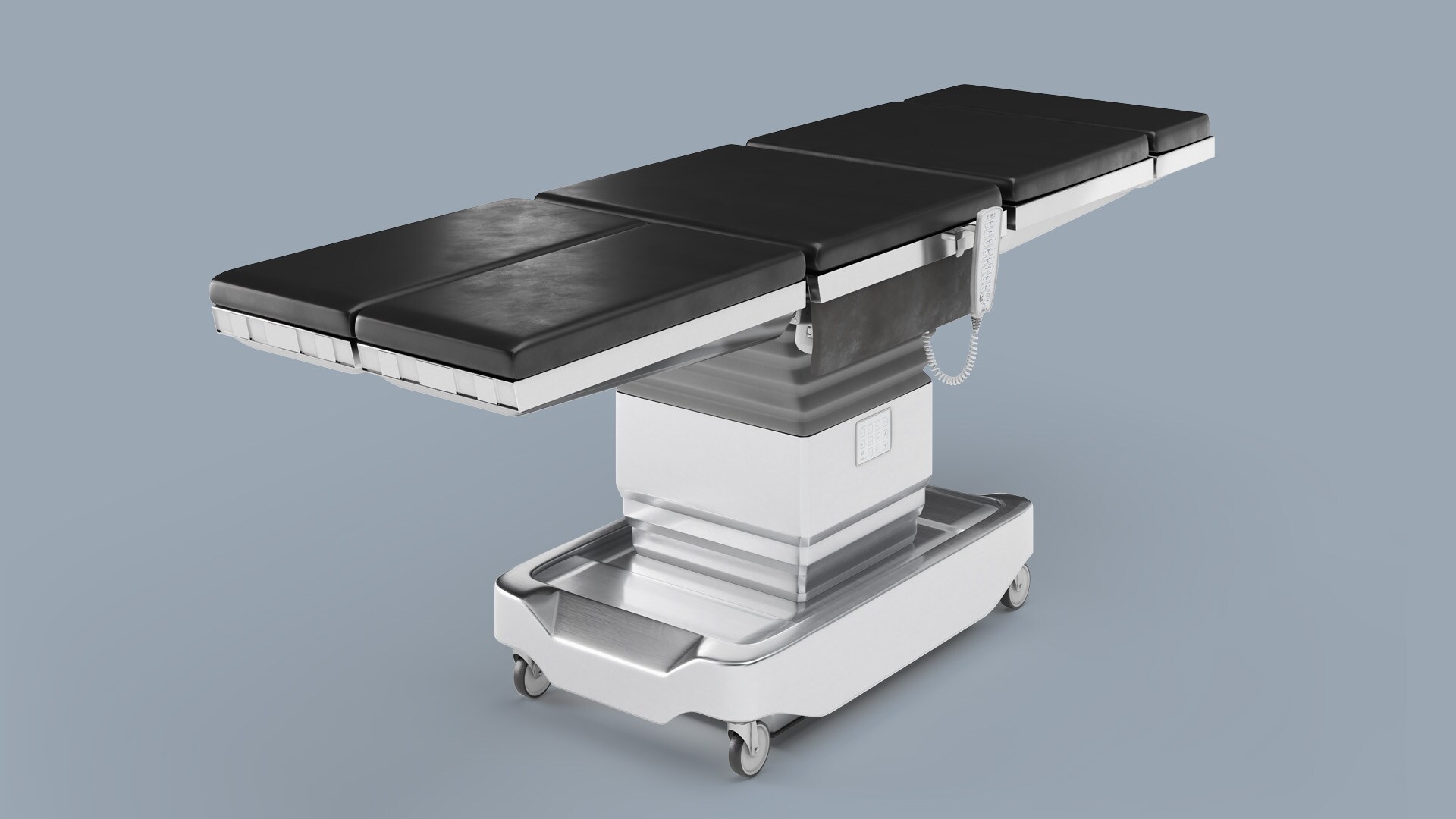 配有 LINAK 产品、推杆驱动的电动手术台