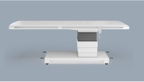 配有 LINAK 产品、推杆驱动的 X 射线检查台