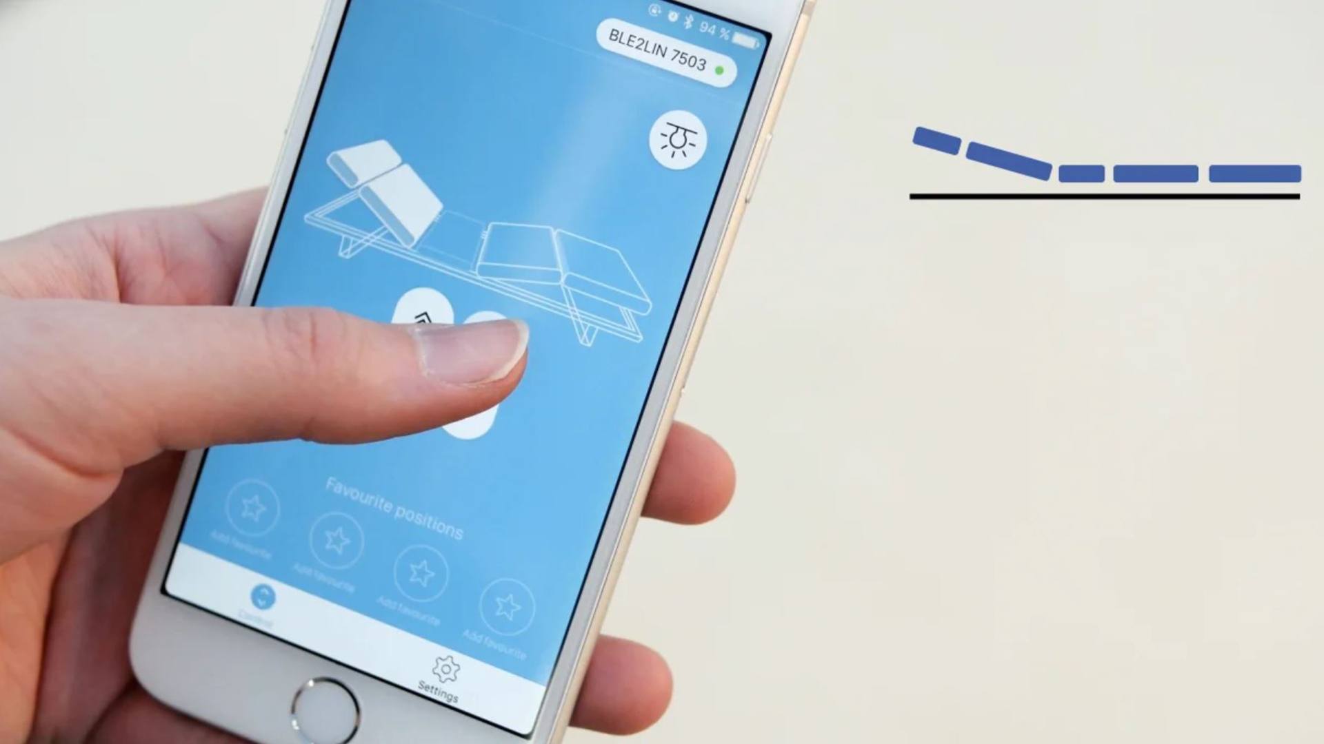 LINAK® 床控制 app 与控制盒 CBH 的配对